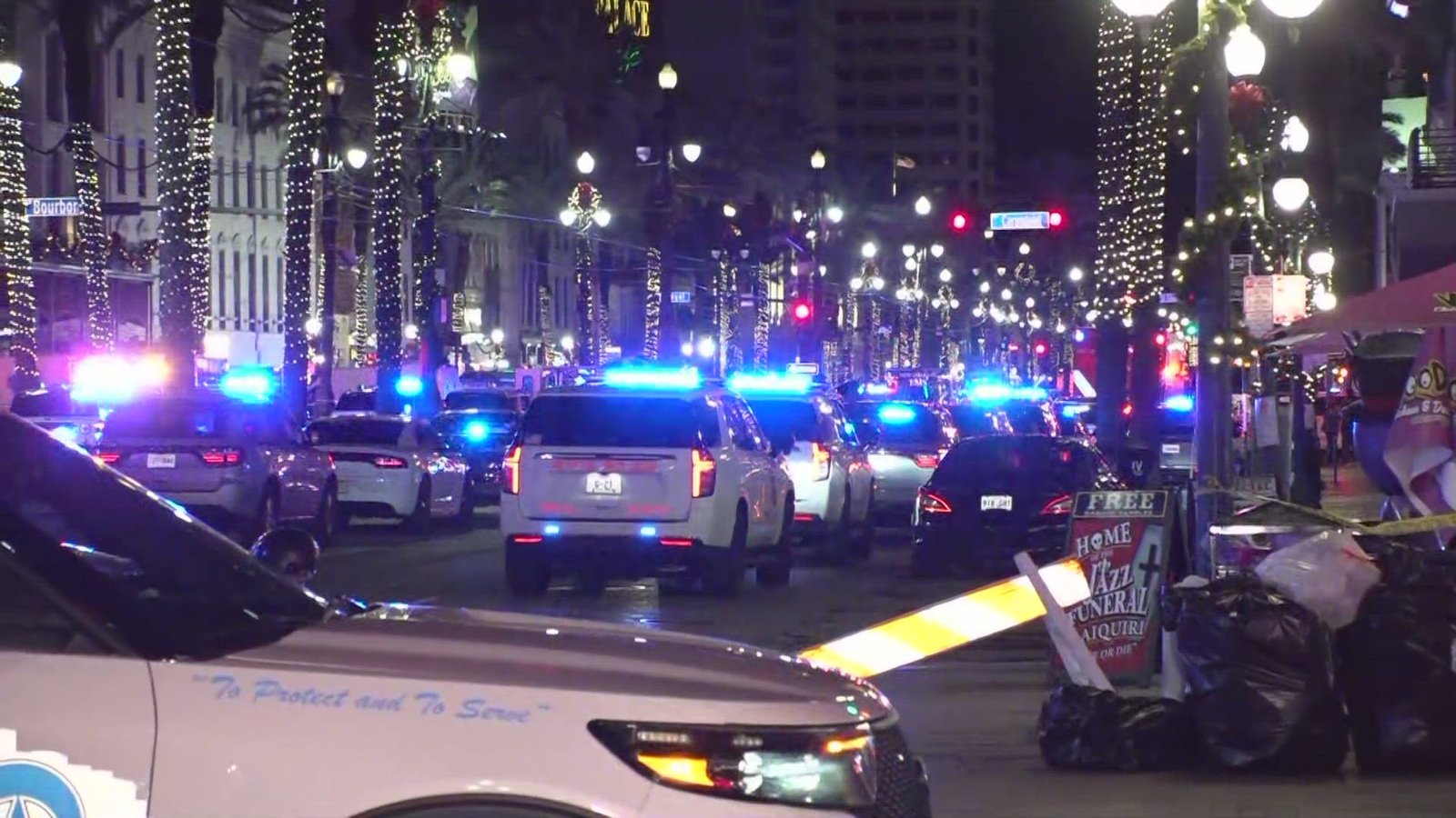 New Orleans: car plows into crowd on Bourbon Street