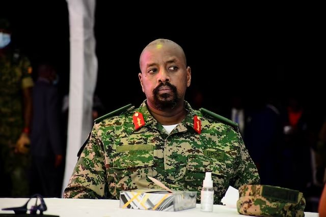 Lt. General Muhoozi Kainerugaba, the son of Uganda's President Yoweri Museveni, who leads the Ugandan army's land forces