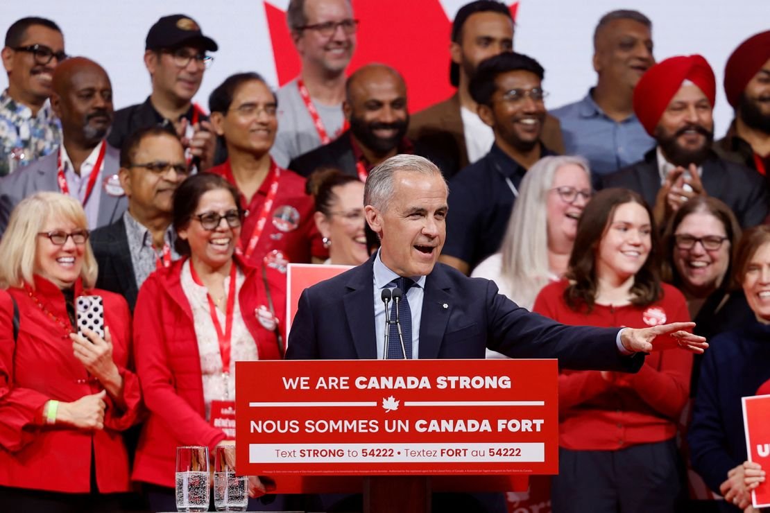 Carney aims for global leadership role against Trump after Canada election win