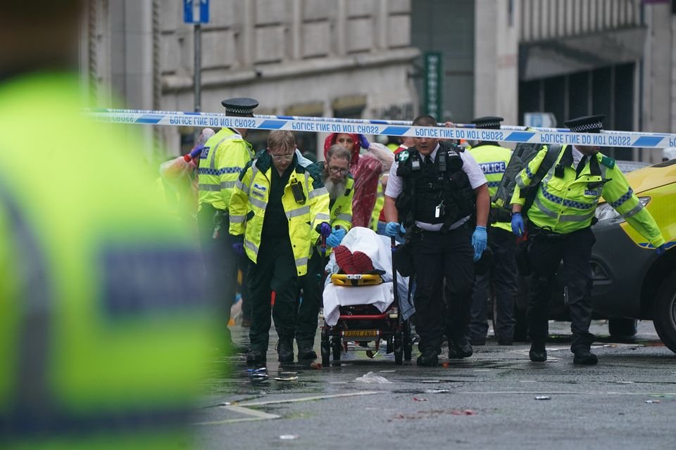 Four people injured in Liverpool parade crash 'very, very ill,' mayor says
