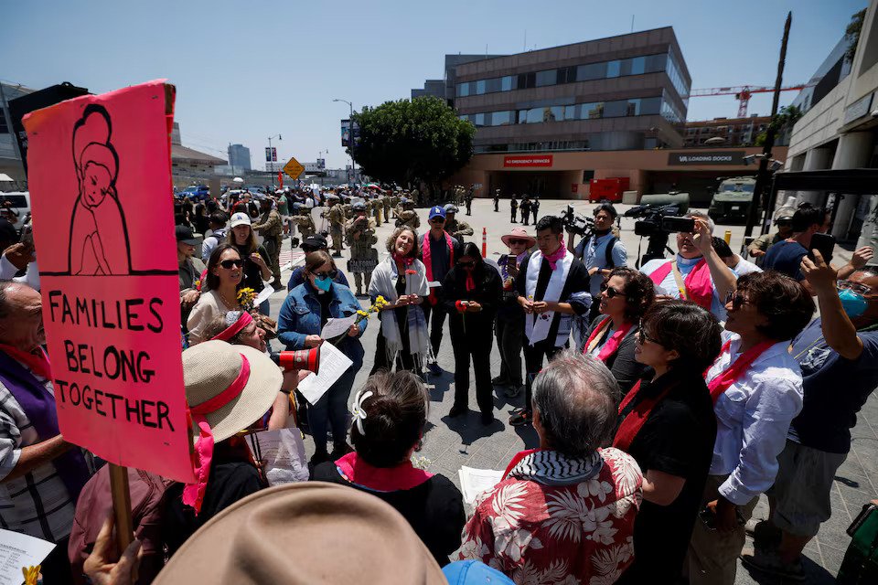 US Marines arrive in LA; California governor warns 'democracy under assault'
