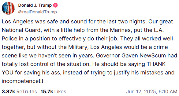 Marines prepare for Los Angeles deployment as protests spread across US