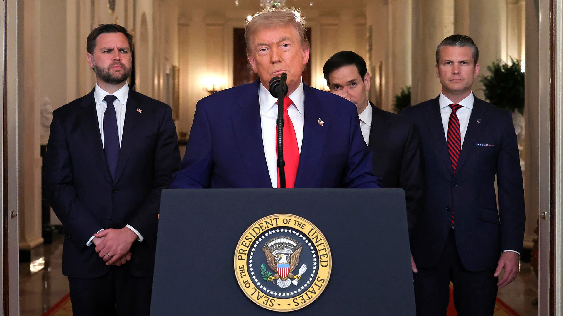 U.S. Strikes 3 Iranian Nuclear Sites in Surprise Move, Trump Declares Mission a Success