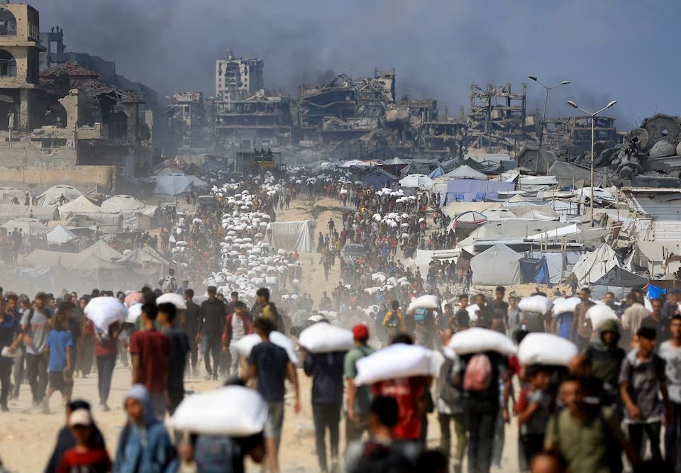 Israel orders new evacuations in central Gaza as starvation crisis deepens