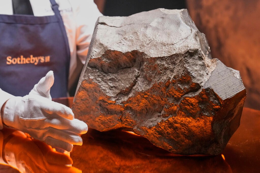 The largest piece of Mars on Earth is going up for auction in New York