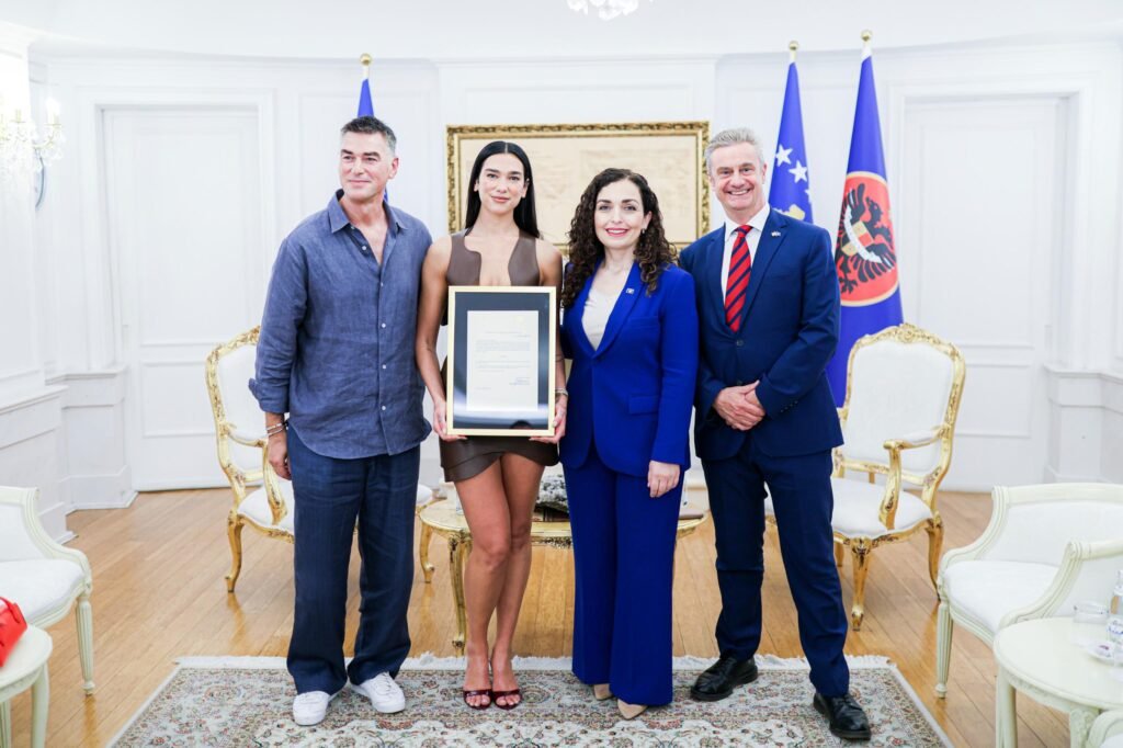 Dua Lipa has been granted Kosovo citizenship