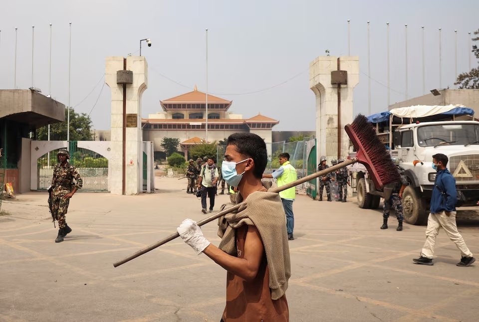 Soldiers guard Nepal’s parliament as calm returns after deadly protests