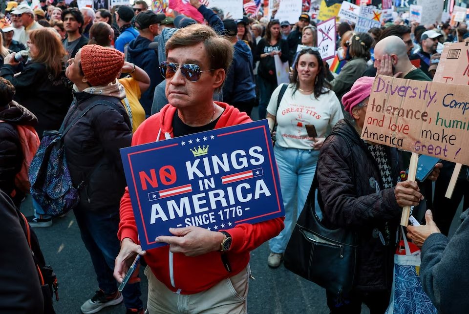 'No Kings' protests draw huge crowds in U.S cities to decry Trump