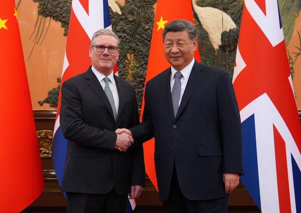 UK and China seek fresh start as Starmer meets Xi in Beijing