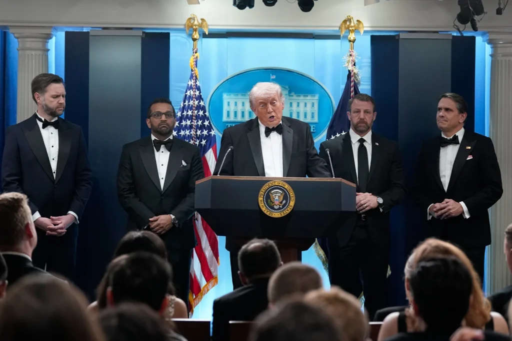 Shots fired as gunman charges at White House Correspondents’ Dinner; Trump unharmed