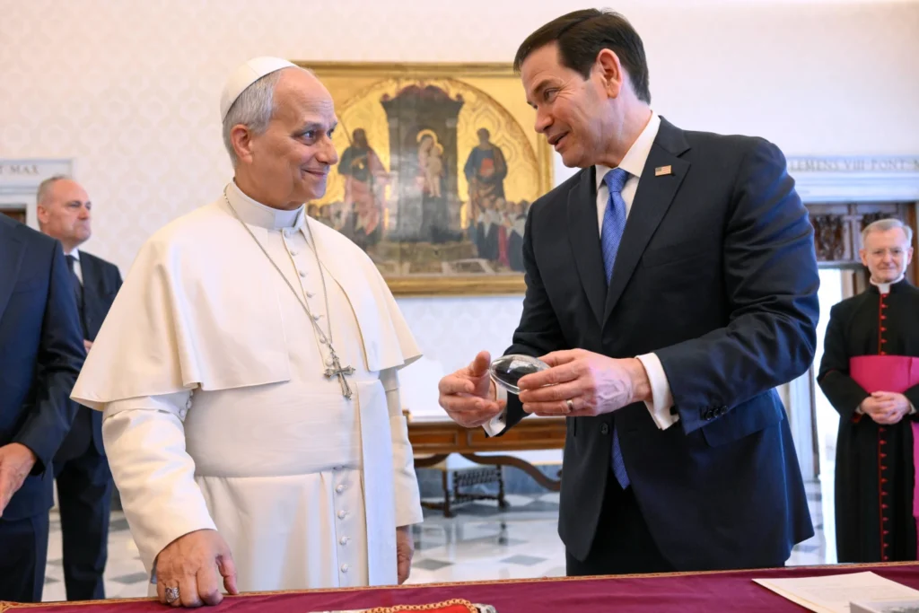 Marco Rubio visits Vatican amid growing tensions between Trump and Pope Leo XIV
