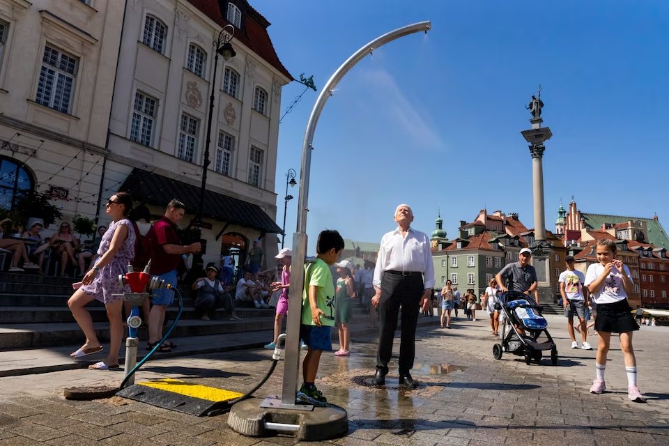 Temperature records shattered in Europe as deadly heatwave moves east